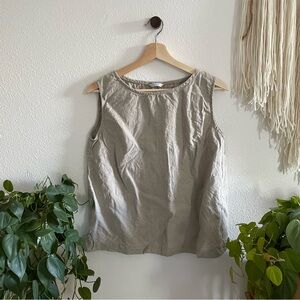 Linenfox // Tank // Beige